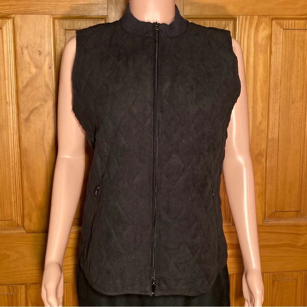 NWOT Vintage Relativity Quilted Lined Vest Size L